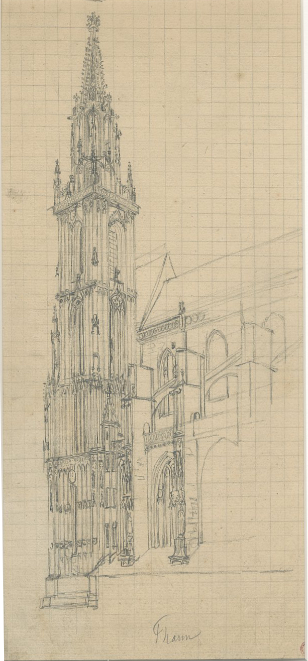 VUE D'ALSACE : CATHEDRALE DE THANN_0